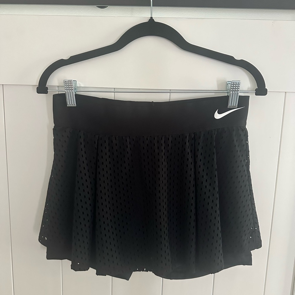 Nike Black Jersey Tennis Skirt, Small